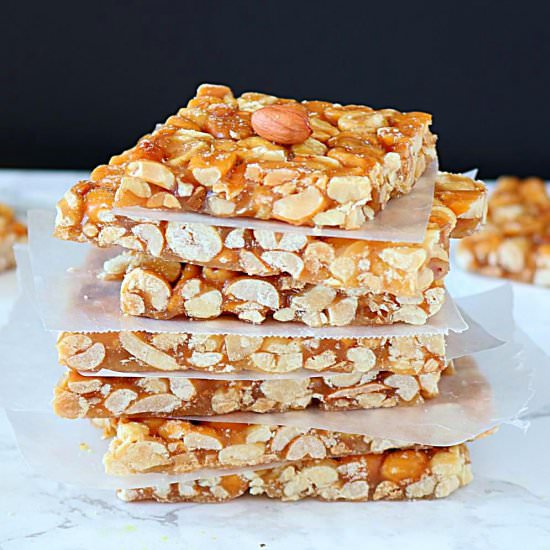 Peanut Chikki or gajak