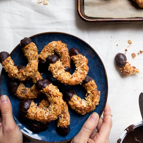 Almond Horns Cookies