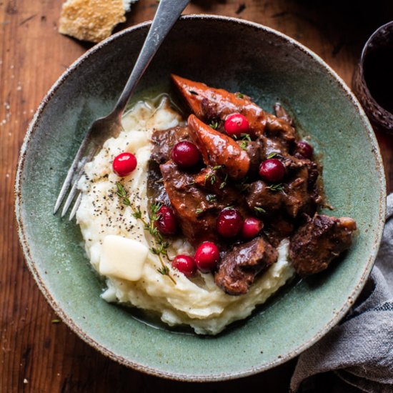 Cranberry Beef Bourguignon