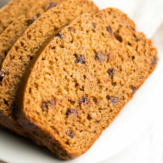 Healthy Chocolate Chip Gingerbread