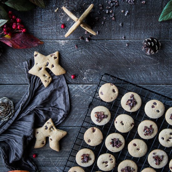 Christmas Orange and Cacao Biscuits