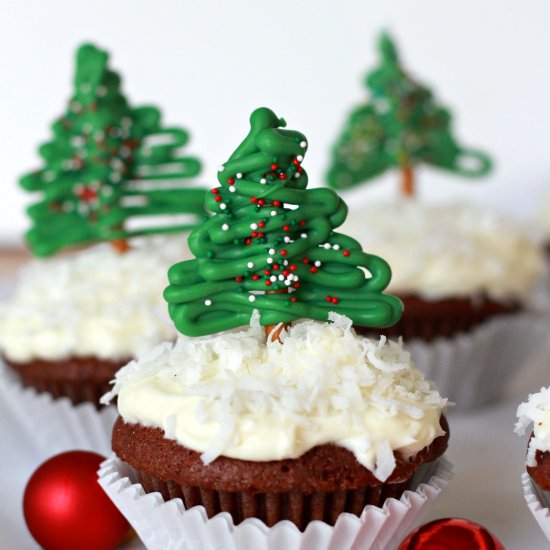 Christmas Tree Cupcake topper