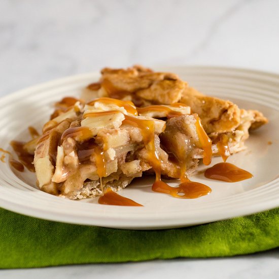 Salted Caramel Apple Pie