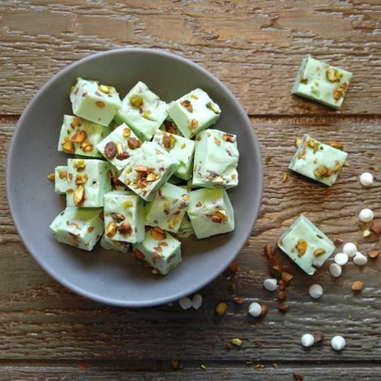 Easy Pistachio Fudge