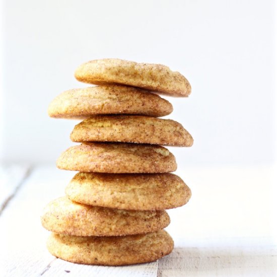 Soft Chai Snickerdoodle Cookies