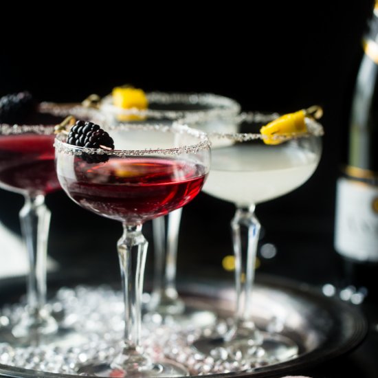 Skinny Champagne Cocktails