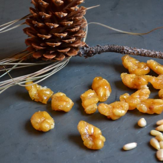 Dali’s Toffee with Pine Cones