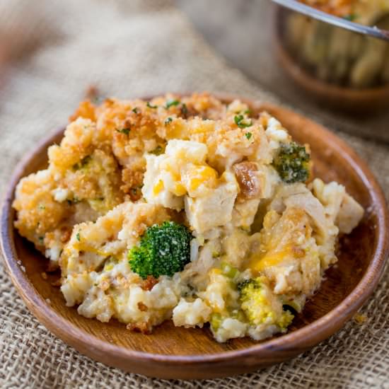 Cheesy Chicken Broccoli Rice