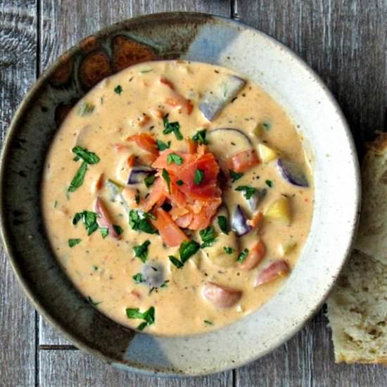 Smoked Salmon Chowder