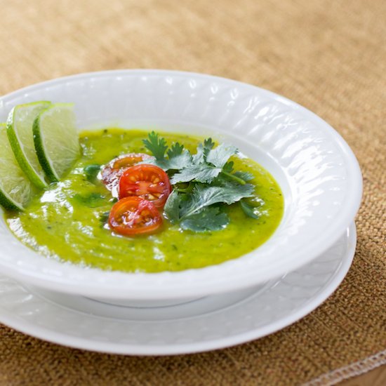 Zucchini Curry Lime Soup