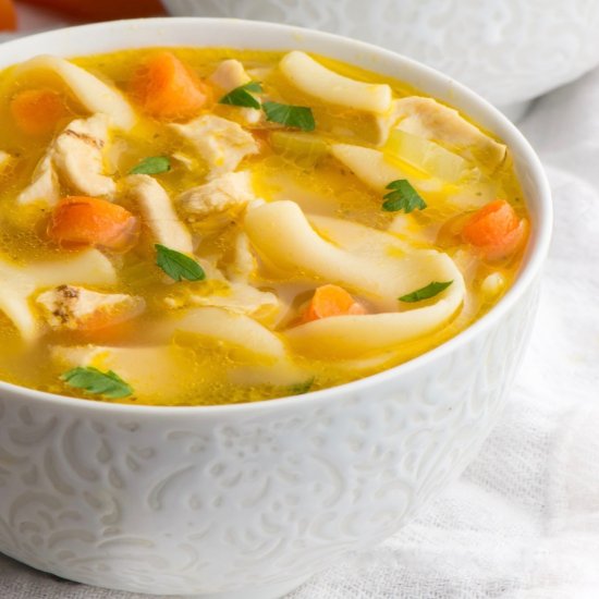 Vegan Chicken Noodle Soup