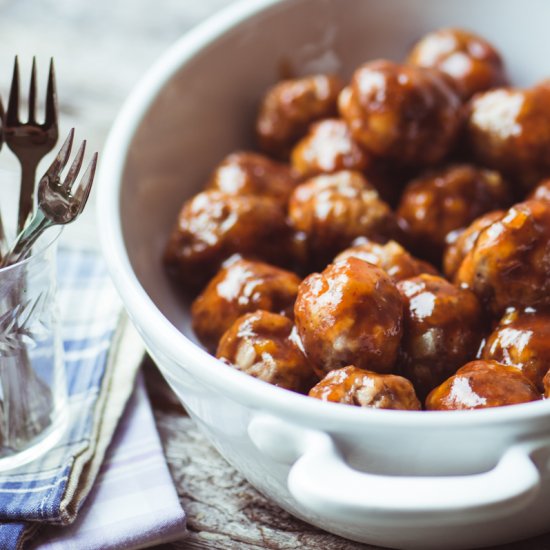 Bourbon Cocktail Meatballs