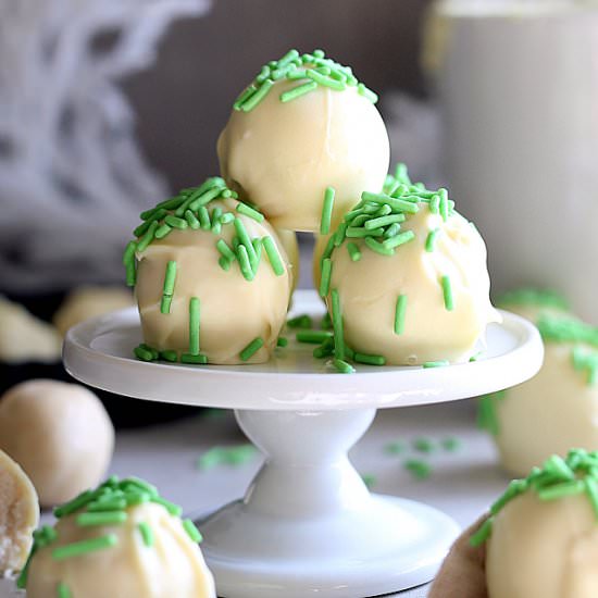 Sugar Cookie Truffles No Bake