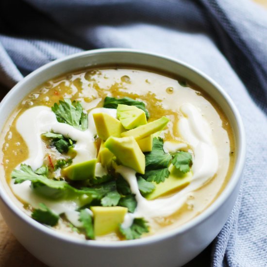 Hearty Smokey Peruvian Bean Soup