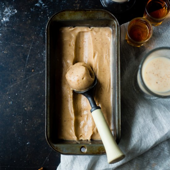 Vegan Rum & “Egg Nog” Ice Cream