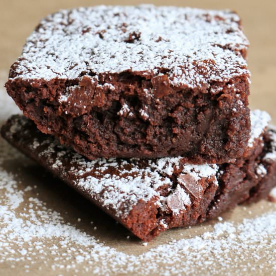 Best Dark Chocolate Brownies