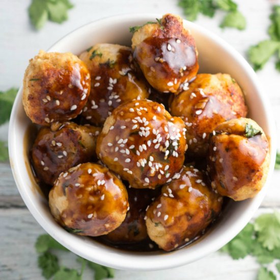 Sriracha Teriyaki Meatballs