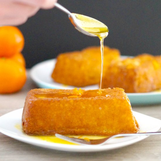 Gluten Free Sticky Mandarin Loaves