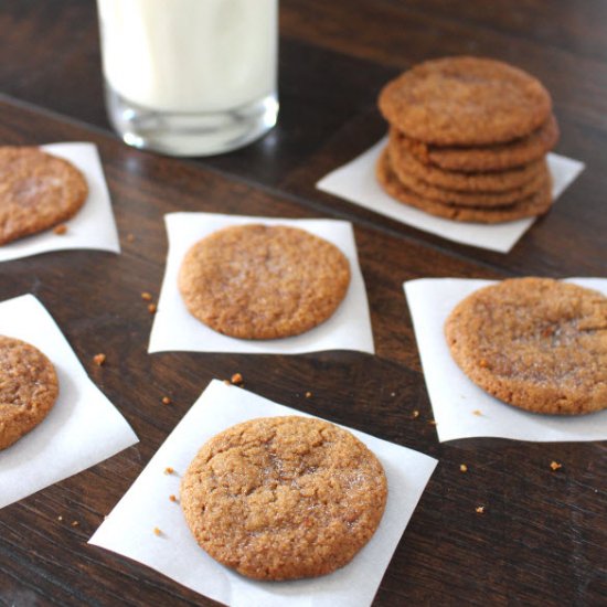 Old Fashion Ginger Molasses Cookies