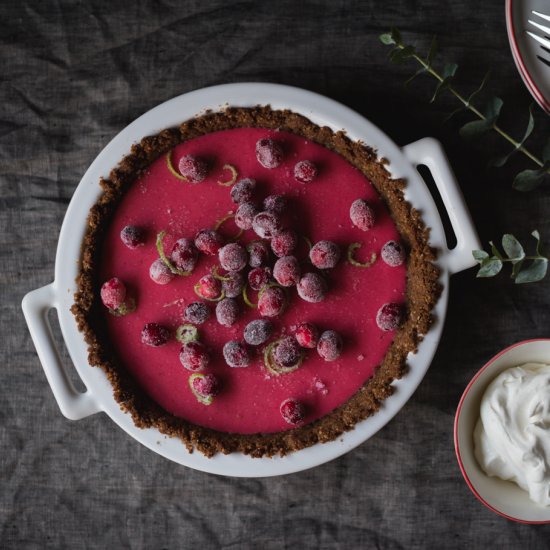 Cranberry-Lime Pie