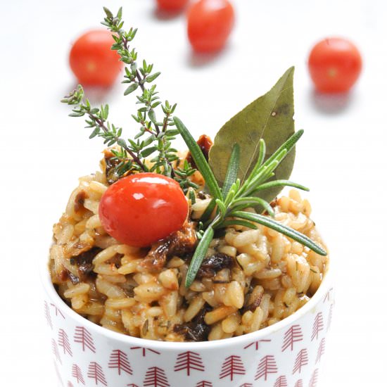 Risotto with herbs