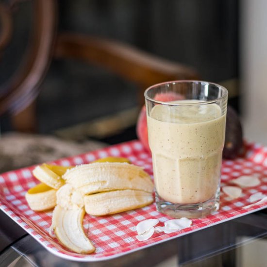 After-Workout Peach Banana Protein