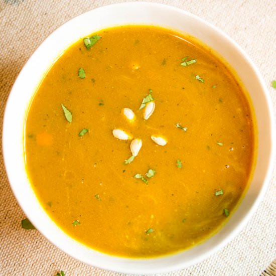 Curried Butternut Squash Soup