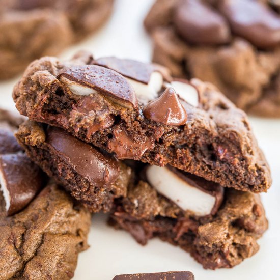 Peppermint Patty Chocolate Cookies