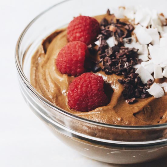 Chocolate Pumpkin Protein Mousse