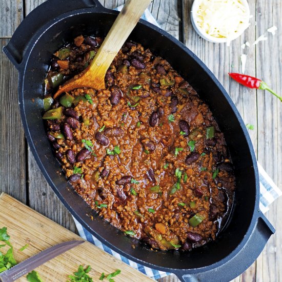 New Year’s Eve Beef Chili