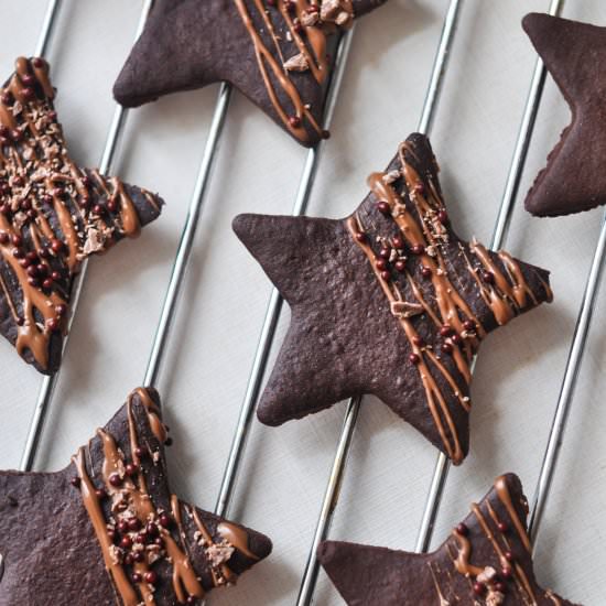 Homemade chocolate cookies