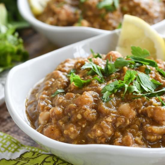 Lentil Chickpea Masala