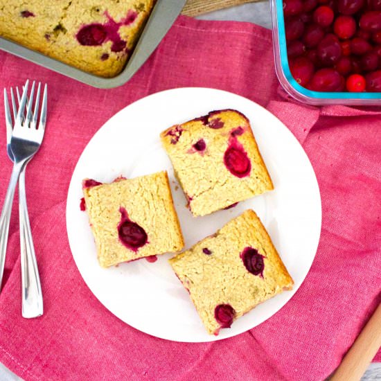 Cranberry Oat Bars