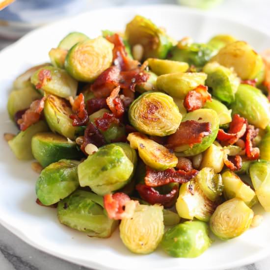 Bacon with Brussels Spouts