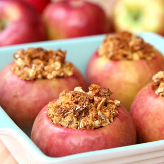 Granola Baked Apples