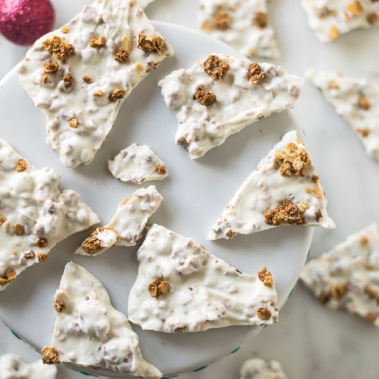 White Chocolate Granola Bark