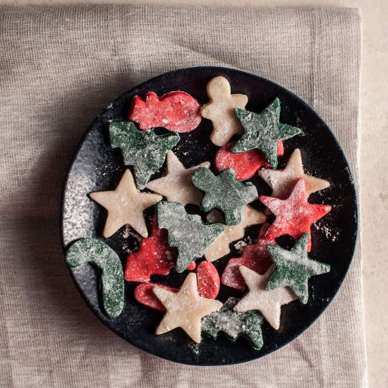 Homemade Marzipan Christmas Treats