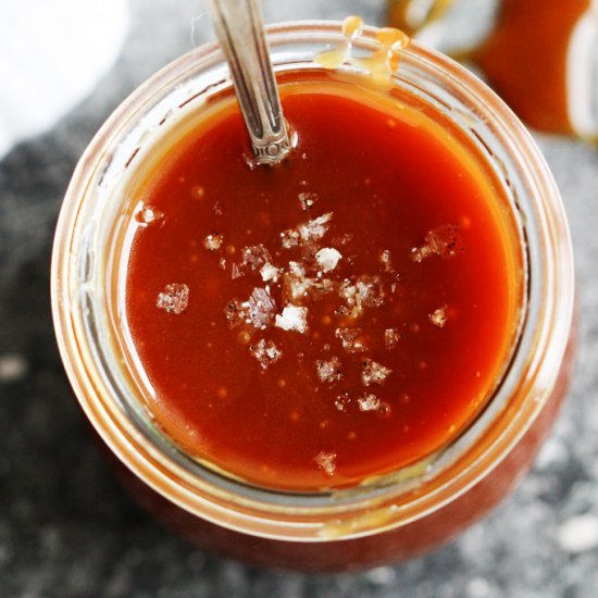 15 Minute Salted Caramel Sauce