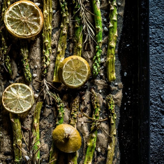 Roasted Rosemary Asparagus