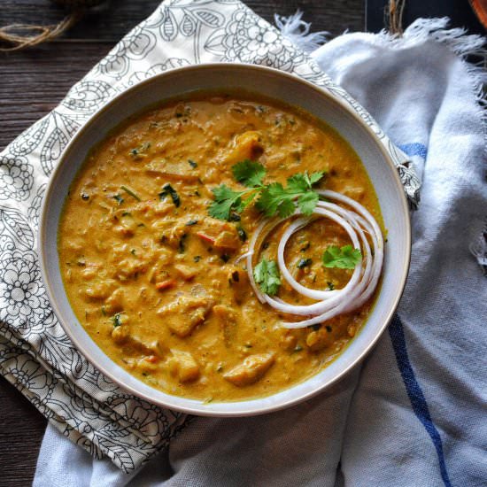 Potato & Cashew-Coconut Milk Curry