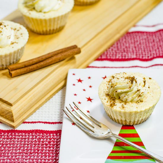 Eggnog Cheesecakes – Sugar Free