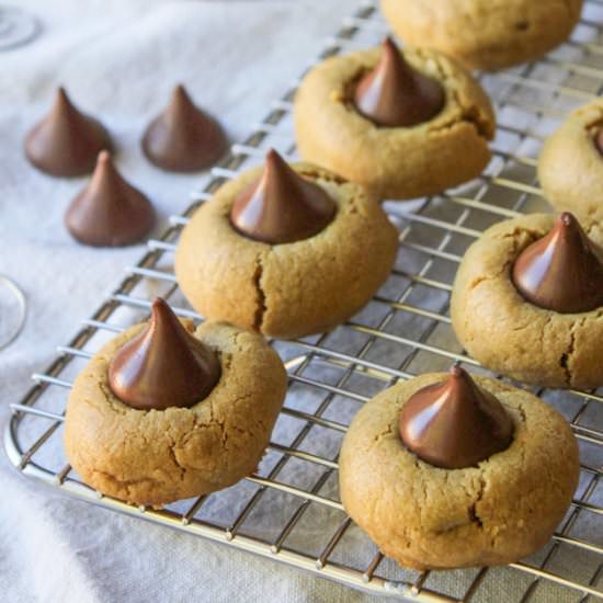 Gluten Free Peanut Butter Blossoms