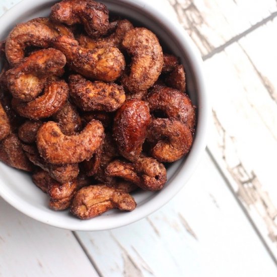 Maple Cinnamon Roasted Cashews