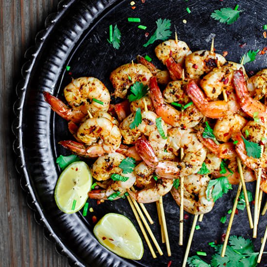 Mediterranean Shrimp Skewers