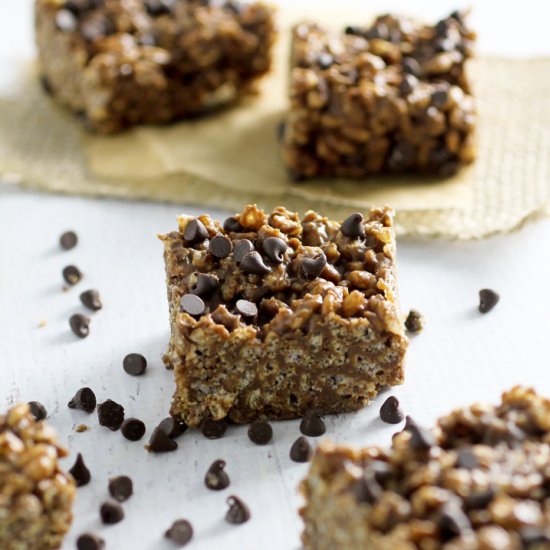 Chocolate Almond Butter Rice Crispy