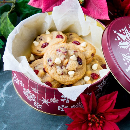 White Chocolate Cranberry Cookies