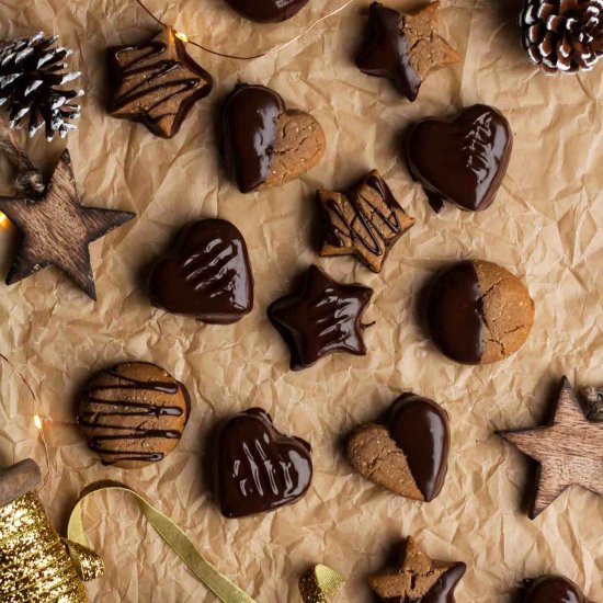 Chocolate Dipped Lebkuchen