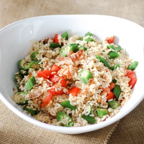 Okra Fried Rice