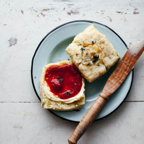 Cheddar and Thyme Scones