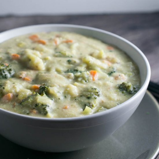 Healthy Creamy Broccoli Soup